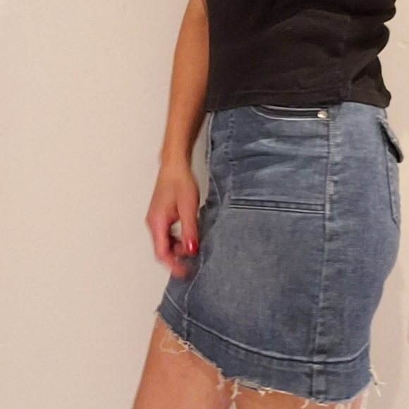 Vintage White House Black Market Mini Denim skirt - Picture 7 of 7